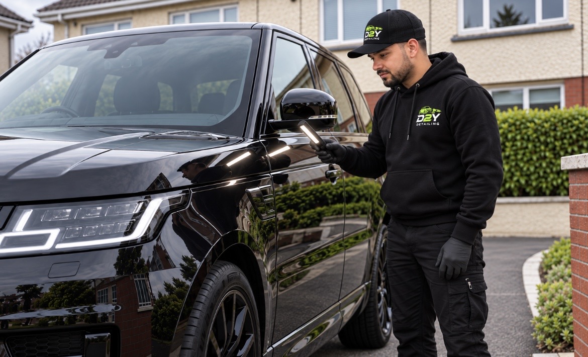 The person behind D2Y inspecting a car